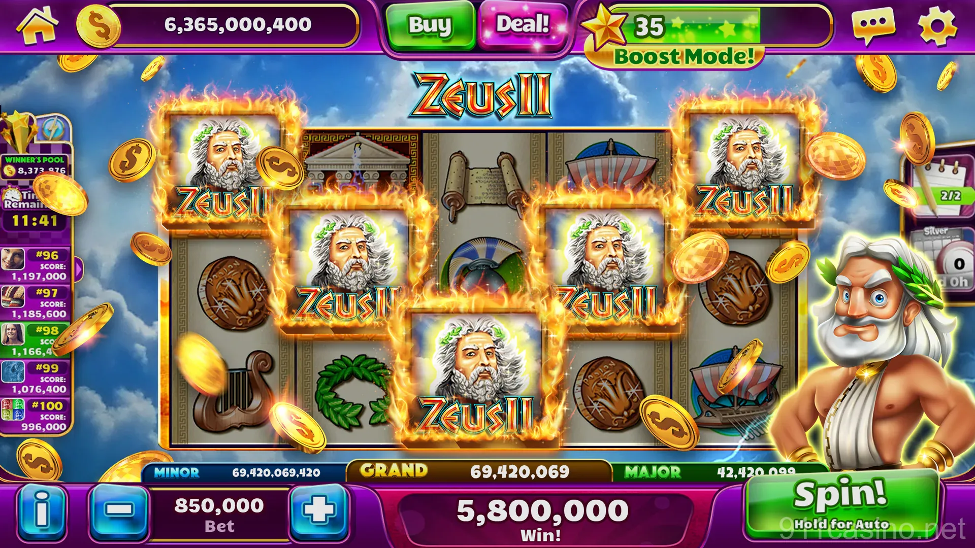 Giao diện trang chủ 911win casino hiện đại và thân thiện